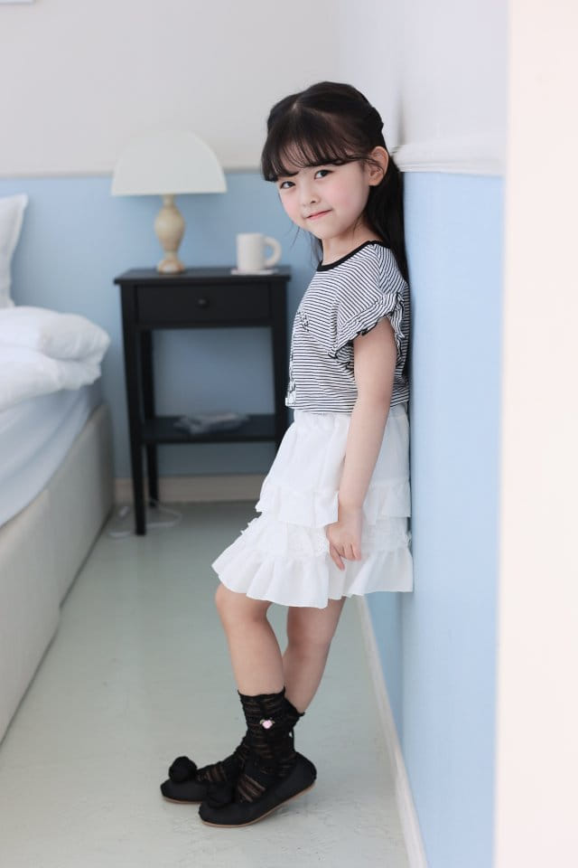 Dalla - Korean Children Fashion - #kidsstore - Lace Knee Socks - 8