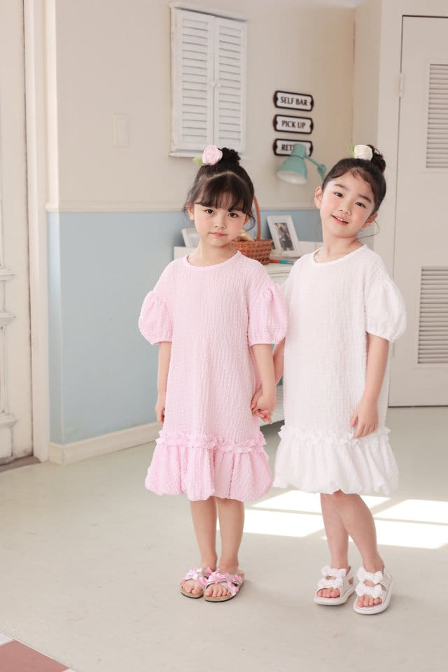 Dalla - Korean Children Fashion - #kidsstore - Goddess Balloon One-Piece - 3
