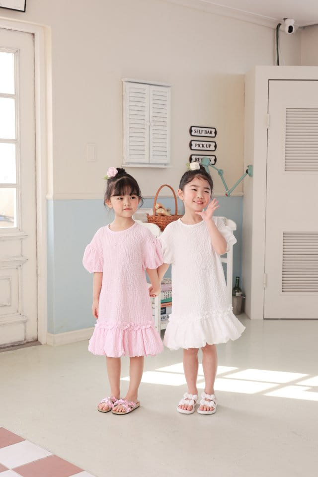 Dalla - Korean Children Fashion - #kidsstore - Goddess Balloon One-Piece - 4