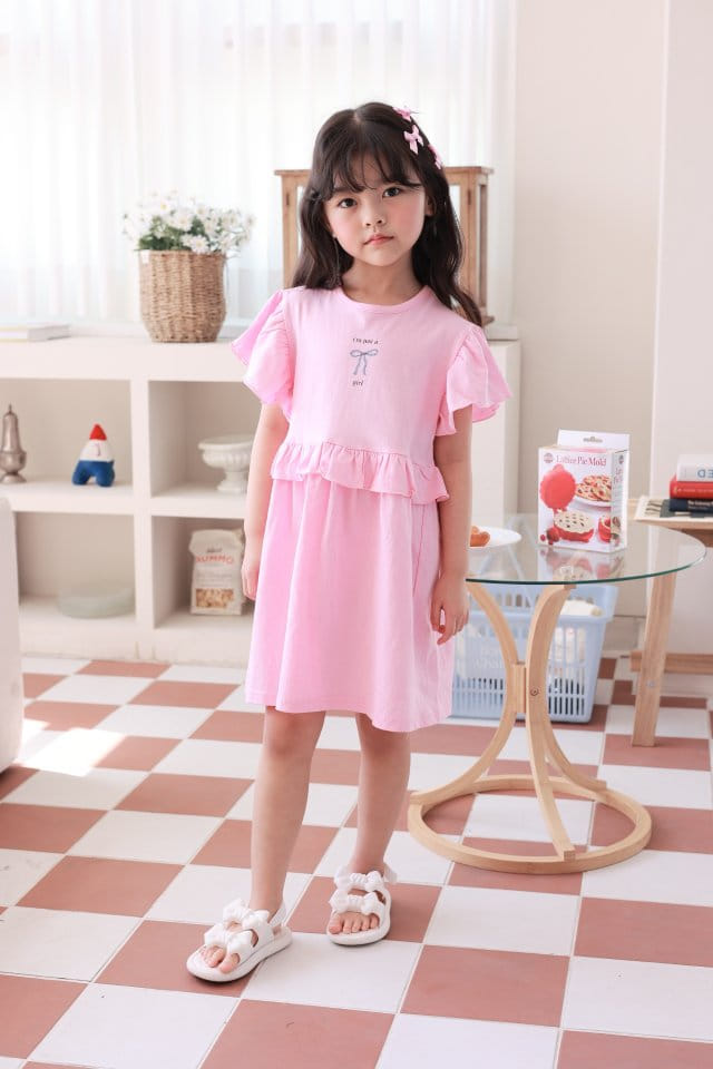 Dalla - Korean Children Fashion - #kidzfashiontrend - Frill Daily One-Piece - 2
