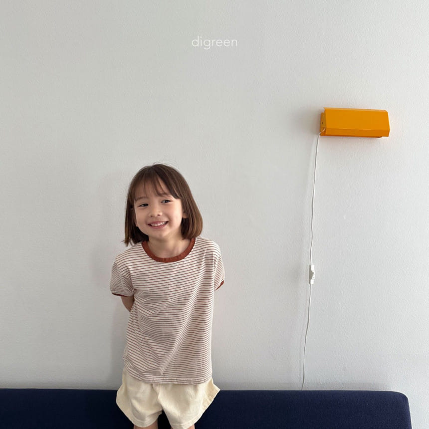 Digreen - Korean Children Fashion - #Kfashion4kids - ST Color Tee - 8