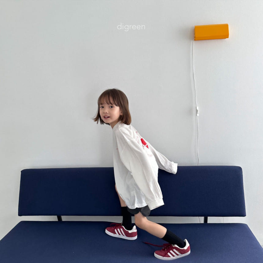 Digreen - Korean Children Fashion - #kidzfashiontrend - Heart Long Tee - 4