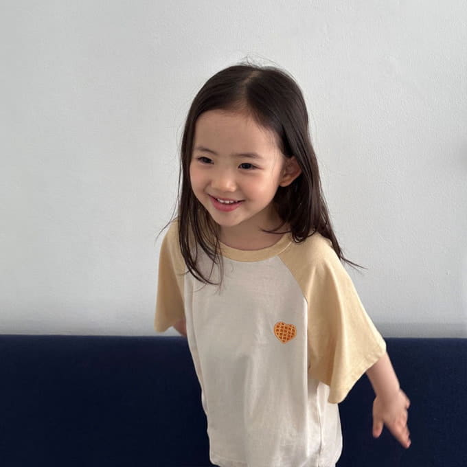 Digreen - Korean Children Fashion - #Kfashion4kids - Waffle Tee
