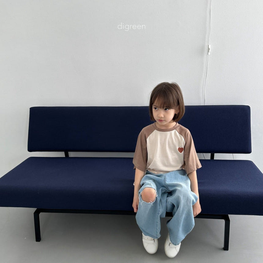 Digreen - Korean Children Fashion - #Kfashion4kids - Cutting Denim Pants - 10