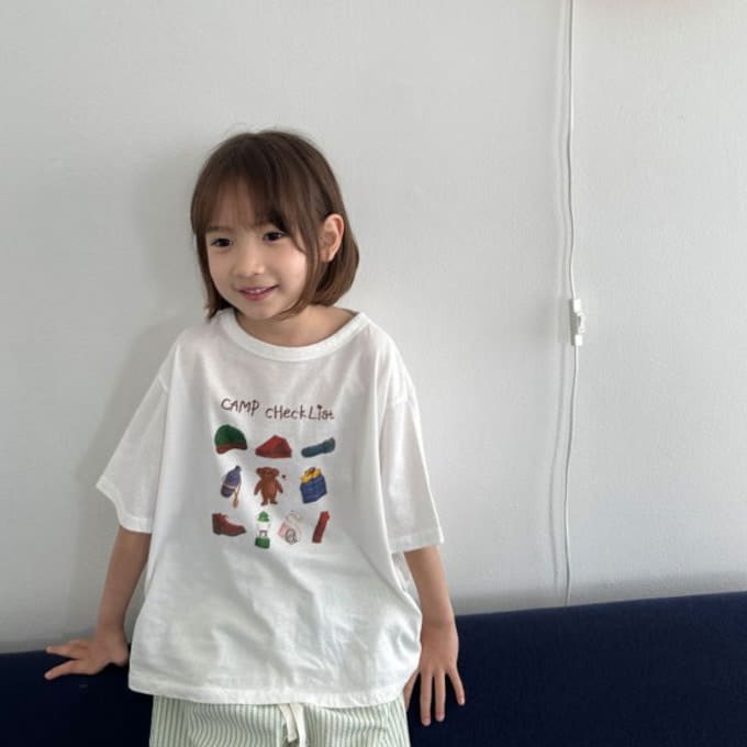 Digreen - Korean Children Fashion - #Kfashion4kids - Camping Tee