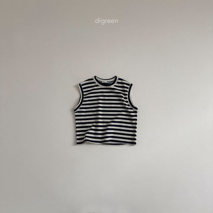 Digreen - Korean Children Fashion - #Kfashion4kids - ST Point Sleevless Tee - 8