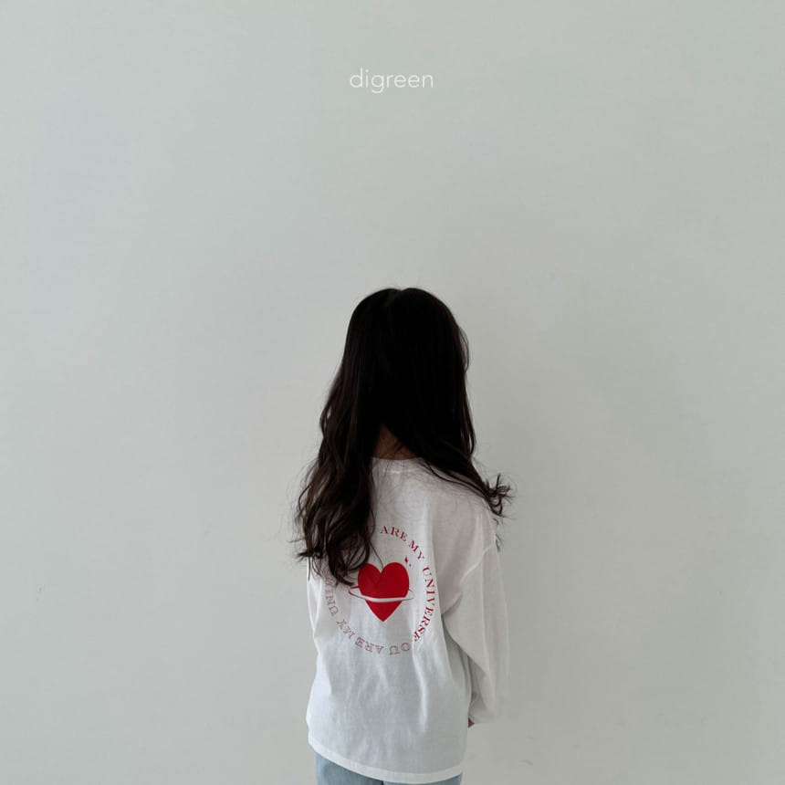 Digreen - Korean Children Fashion - #childofig - Heart Long Tee - 10