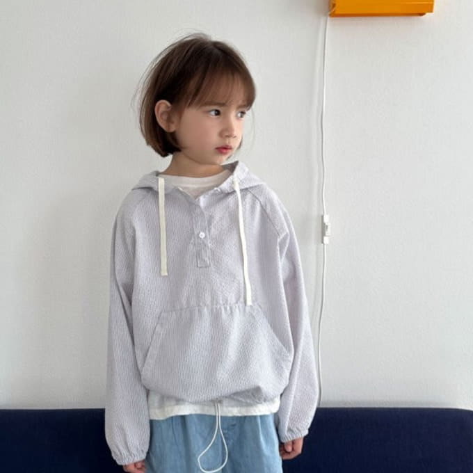 Digreen - Korean Children Fashion - #childofig - Seersucker Hoody 