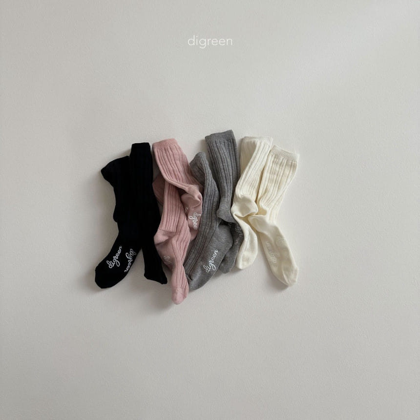 Digreen - Korean Children Fashion - #childrensboutique - Natural Socks - 10