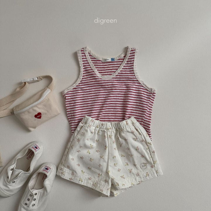 Digreen - Korean Children Fashion - #childrensboutique - L ST Sleevless Tee - 9