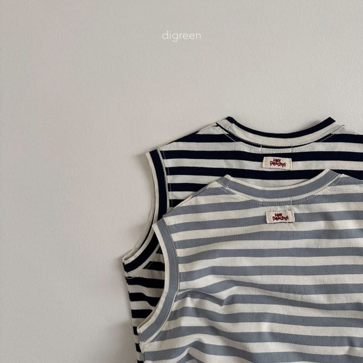 Digreen - Korean Children Fashion - #designkidswear - ST Point Sleevless Tee - 2