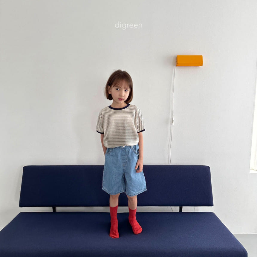 Digreen - Korean Children Fashion - #discoveringself - ST Color Tee - 3