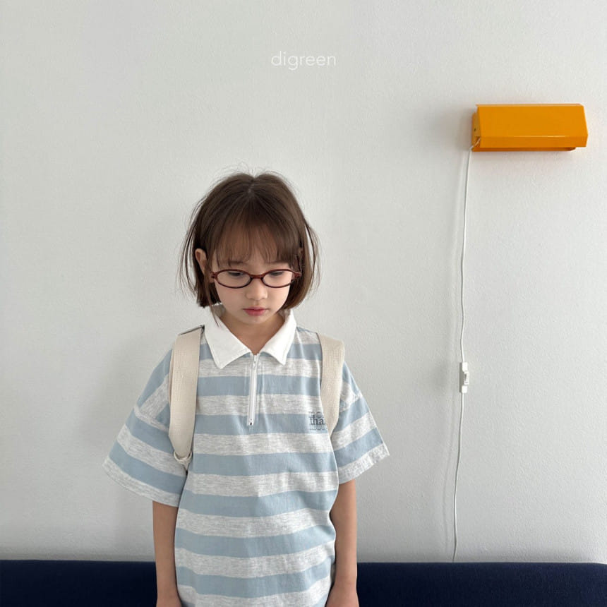 Digreen - Korean Children Fashion - #designkidswear - ST Collar Long Tee - 4