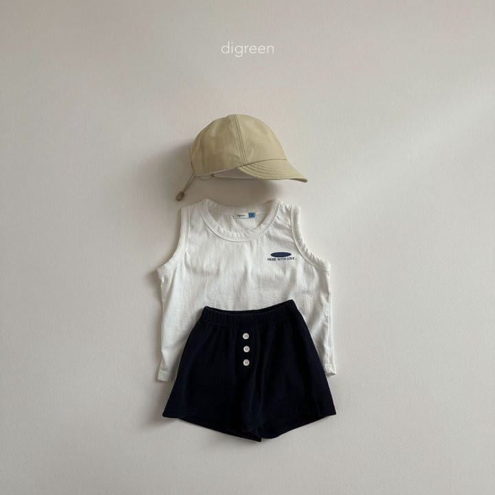 Digreen - Korean Children Fashion - #discoveringself - With Sleeveless Tee - 11