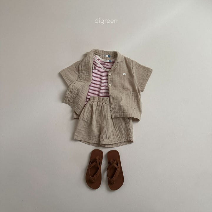 Digreen - Korean Children Fashion - #discoveringself - L ST Sleevless Tee - 11