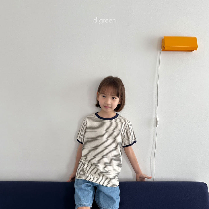 Digreen - Korean Children Fashion - #discoveringself - ST Color Tee - 4