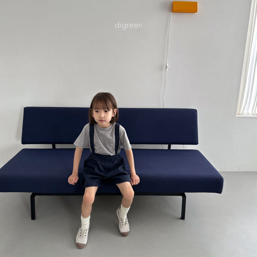 Digreen - Korean Children Fashion - #fashionkids - Bla Dungarees Pants - 3