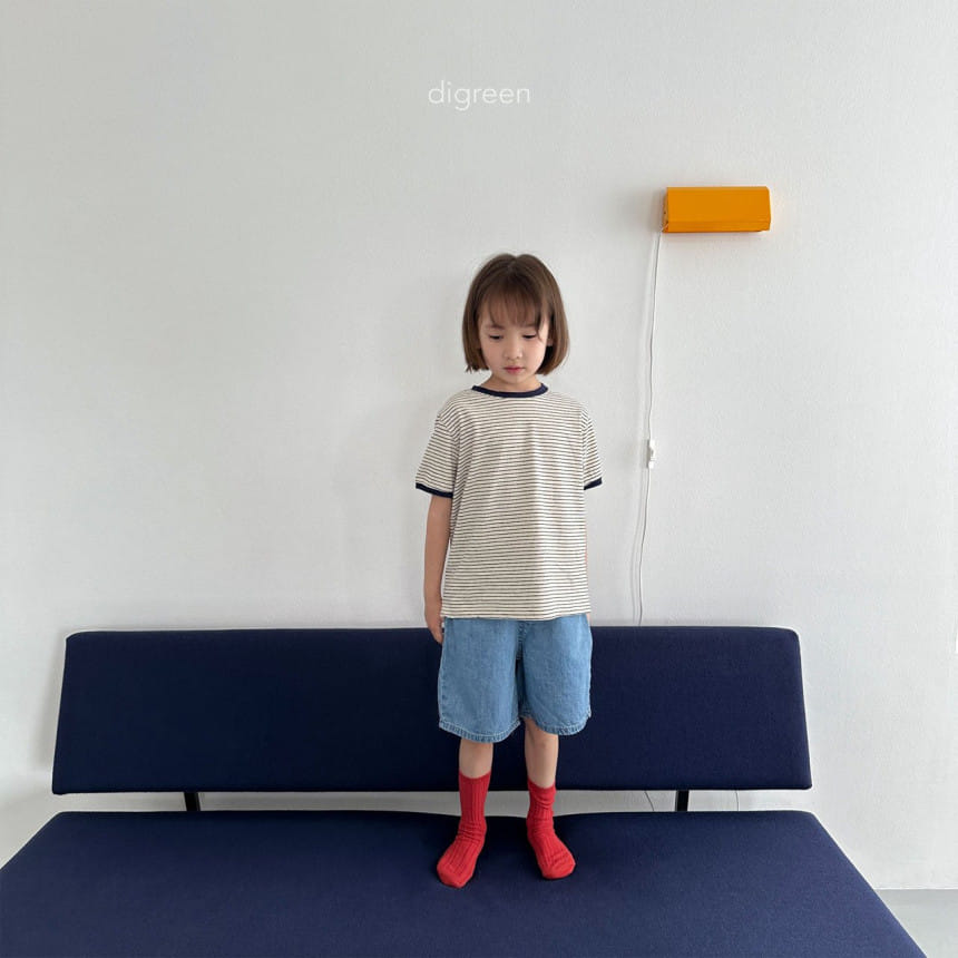 Digreen - Korean Children Fashion - #kidsshorts - ST Color Tee - 5