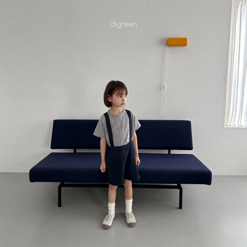 Digreen - Korean Children Fashion - #fashionkids - Bla Dungarees Pants - 4