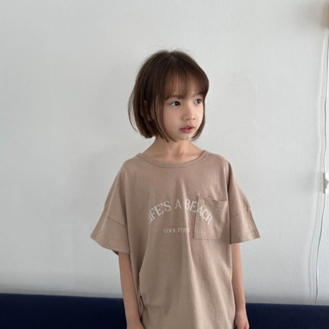 Digreen - Korean Children Fashion - #kidsshorts - Short Sleeve Pocket Tee