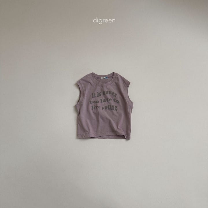 Digreen - Korean Children Fashion - #kidsshorts - Never Sleeveless Tee - 6