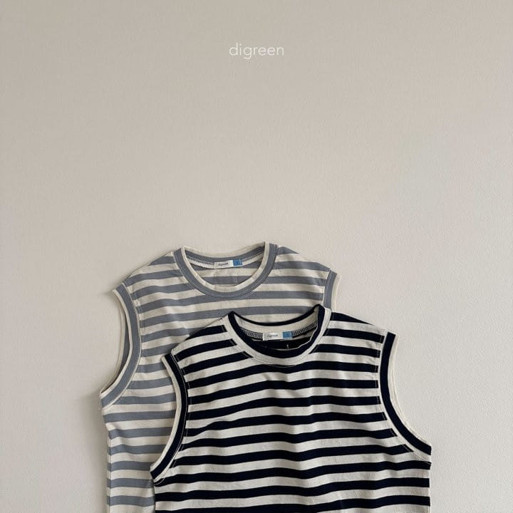 Digreen - Korean Children Fashion - #kidsshorts - ST Point Sleevless Tee - 5