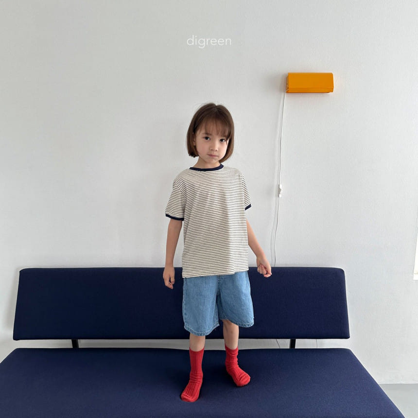 Digreen - Korean Children Fashion - #kidsstore - ST Color Tee - 6