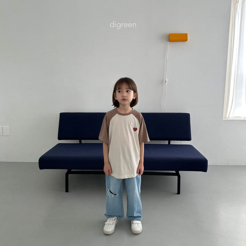 Digreen - Korean Children Fashion - #kidsstore - Cutting Denim Pants - 8