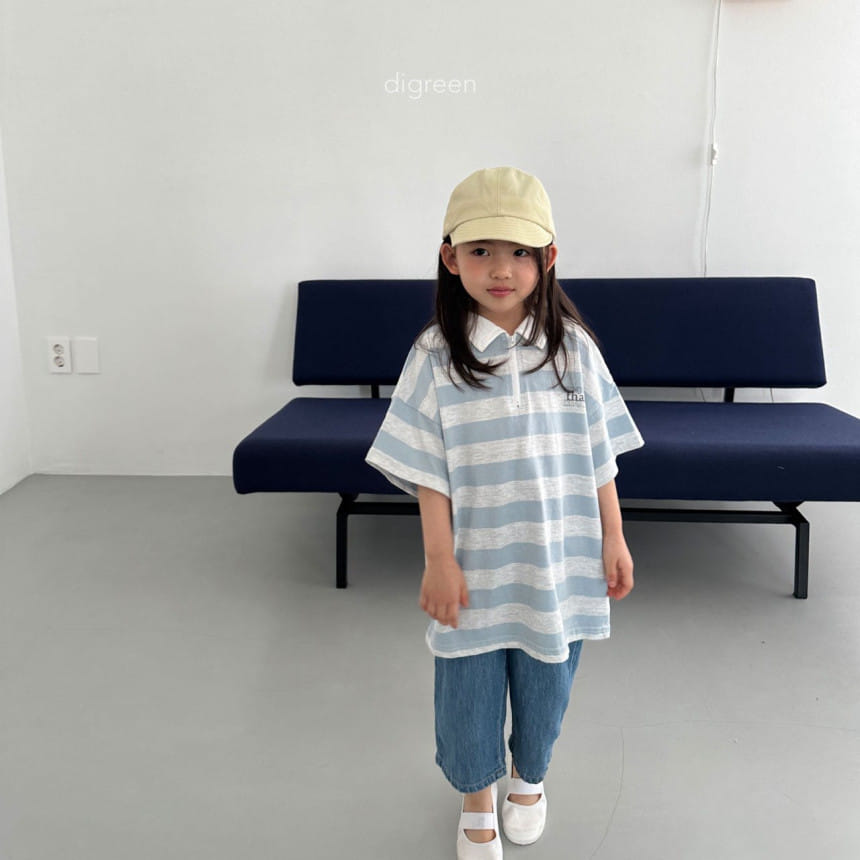 Digreen - Korean Children Fashion - #kidsstore - ST Collar Long Tee - 7