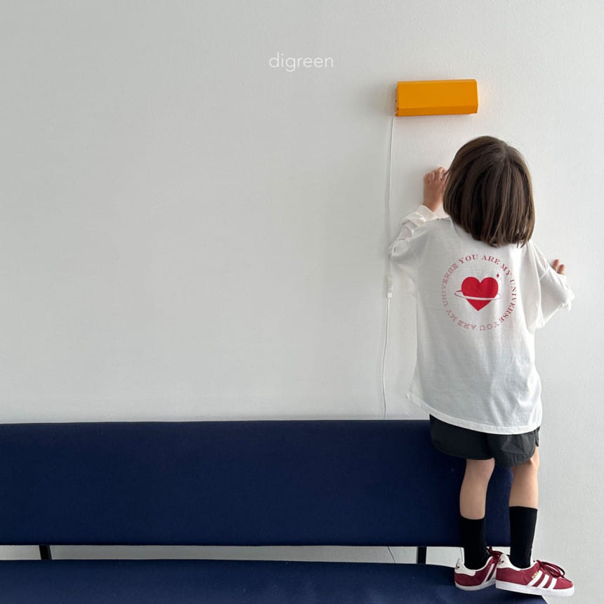 Digreen - Korean Children Fashion - #kidzfashiontrend - Heart Long Tee - 3