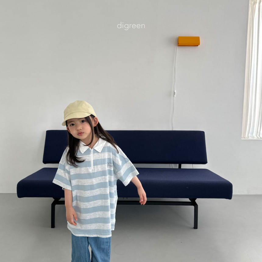 Digreen - Korean Children Fashion - #kidzfashiontrend - ST Collar Long Tee - 8