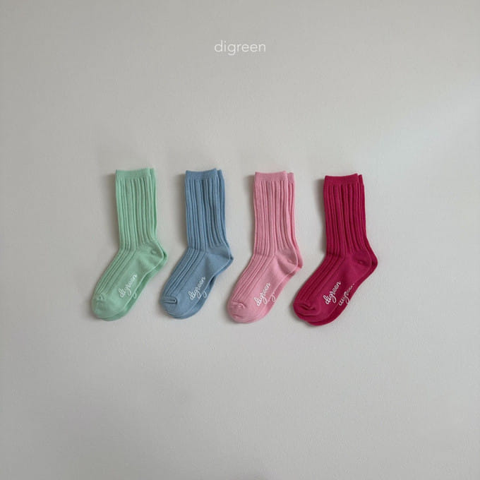 Digreen - Korean Children Fashion - #kidzfashiontrend - Point Socks