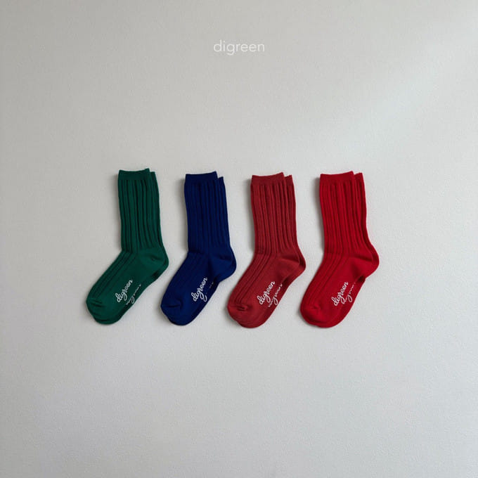 Digreen - Korean Children Fashion - #littlefashionista - Vivid Socks