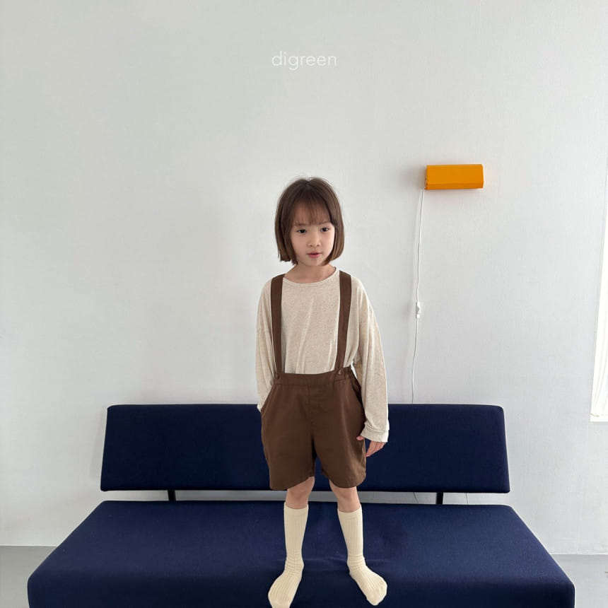 Digreen - Korean Children Fashion - #littlefashionista - Bla Dungarees Pants - 8