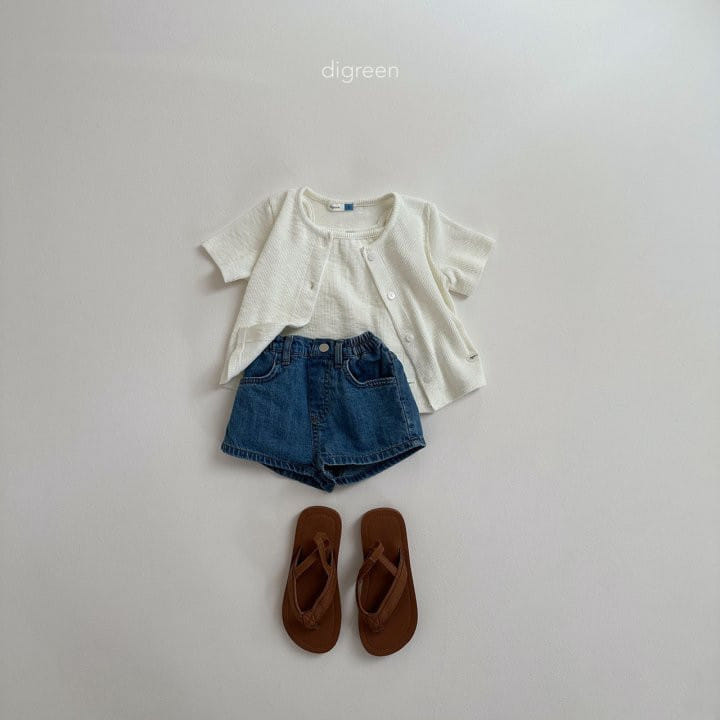 Digreen - Korean Children Fashion - #littlefashionista - Short Denim Pants - 9