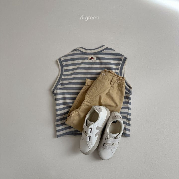 Digreen - Korean Children Fashion - #littlefashionista - ST Point Sleevless Tee - 9