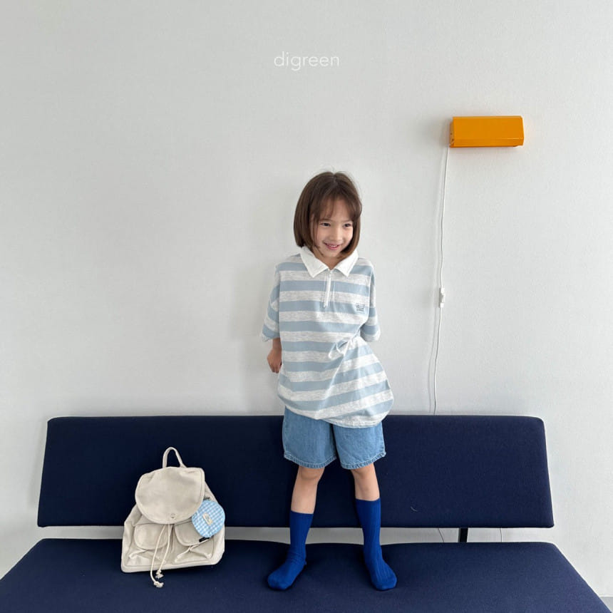 Digreen - Korean Children Fashion - #magicofchildhood - ST Collar Long Tee - 11