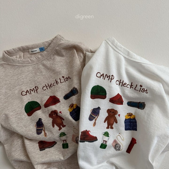 Digreen - Korean Children Fashion - #magicofchildhood - Camping Tee - 3