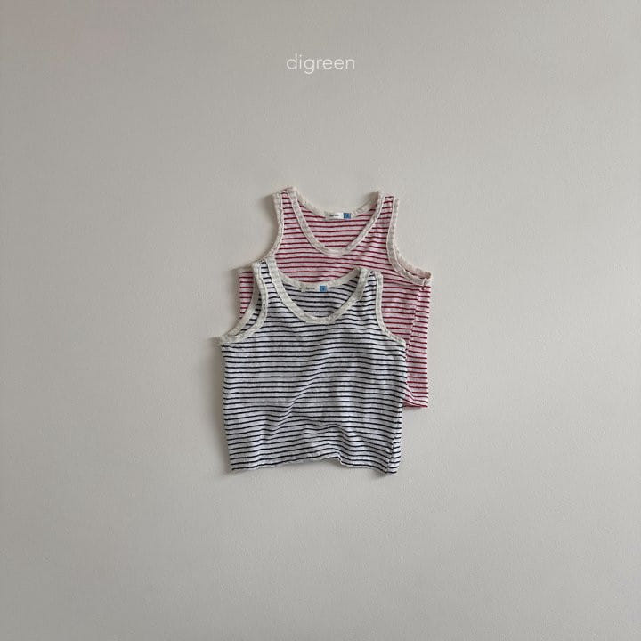 Digreen - Korean Children Fashion - #magicofchildhood - L ST Sleevless Tee - 2