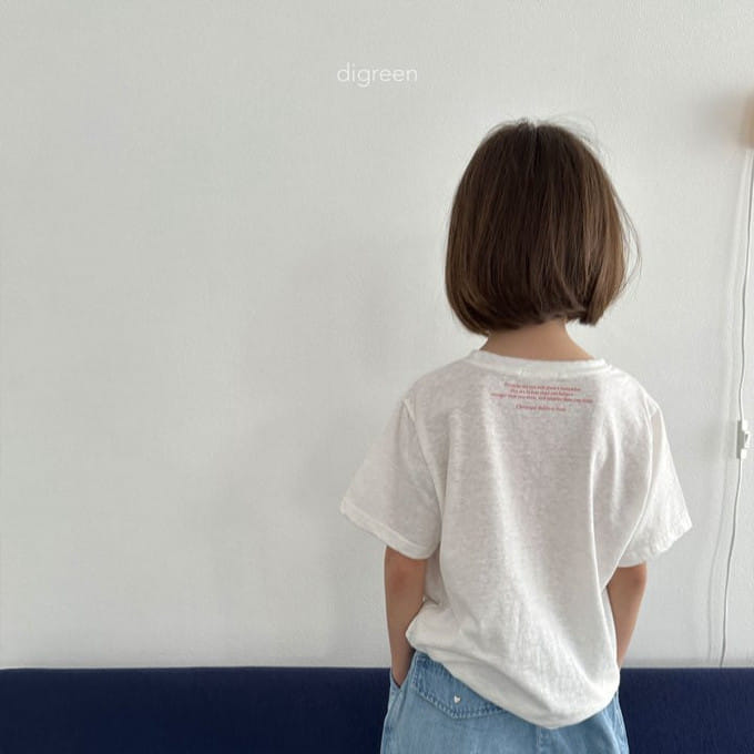 Digreen - Korean Children Fashion - #magicofchildhood - Letter Tee