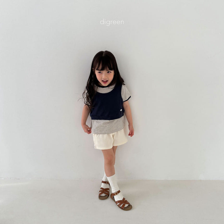 Digreen - Korean Children Fashion - #minifashionista - ST Color Tee - 11