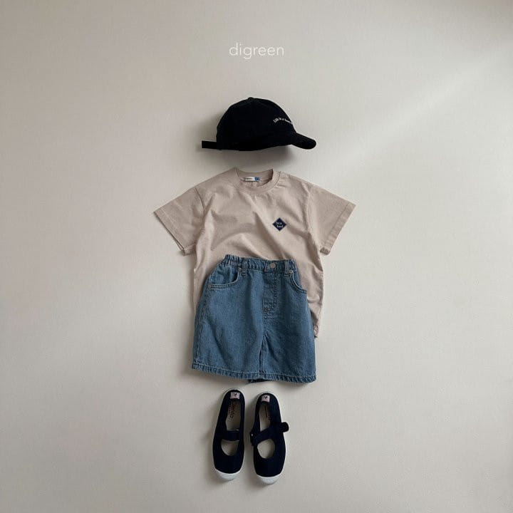 Digreen - Korean Children Fashion - #minifashionista - Bermuda Denim Pants - 8