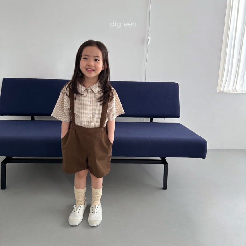 Digreen - Korean Children Fashion - #prettylittlegirls - Bla Dungarees Pants - 11