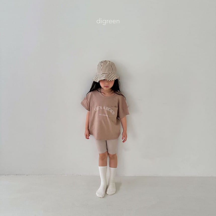 Digreen - Korean Children Fashion - #toddlerclothing - Waffle Short Leggings - 4