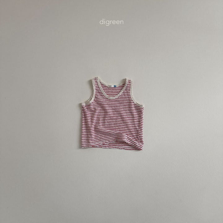 Digreen - Korean Children Fashion - #stylishchildhood - L ST Sleevless Tee - 7