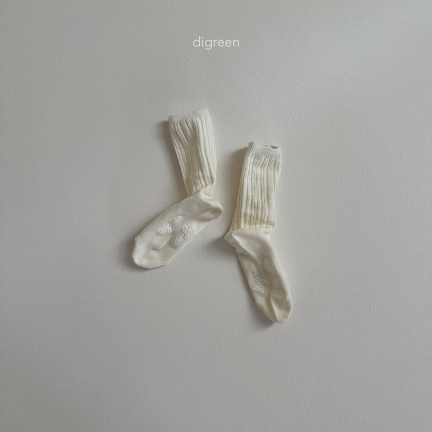 Digreen - Korean Children Fashion - #toddlerclothing - Natural Socks - 7