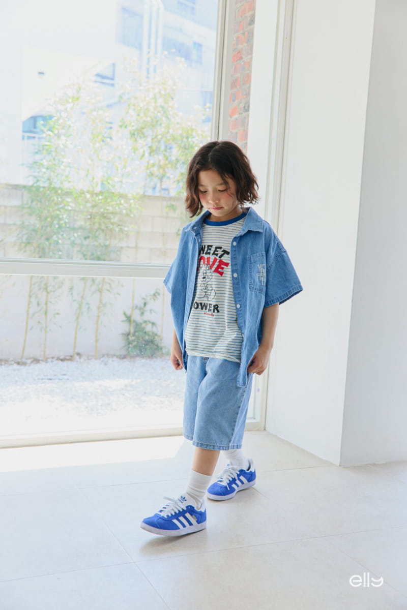 Ellymolly - Korean Children Fashion - #Kfashion4kids - Tween Pocket Denim Shorts - 6