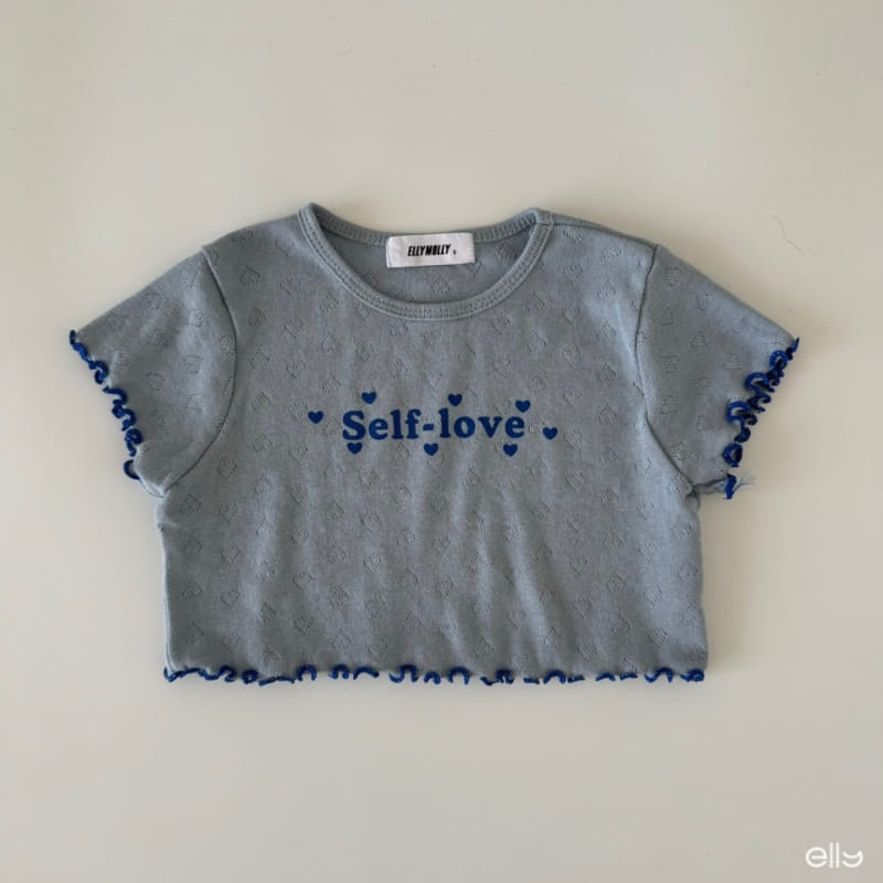 Ellymolly - Korean Children Fashion - #Kfashion4kids - Love Terry Crop Tee - 3