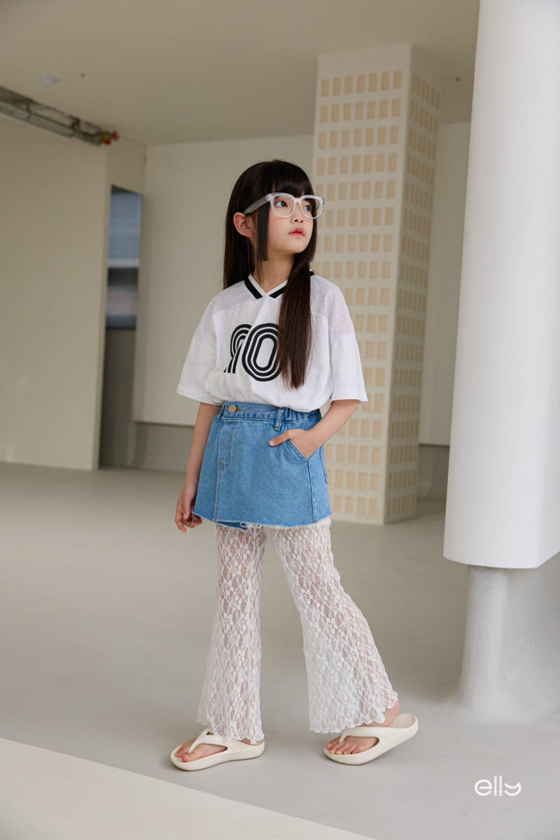 Ellymolly - Korean Children Fashion - #Kfashion4kids - Wrap Denim Skirt - 10