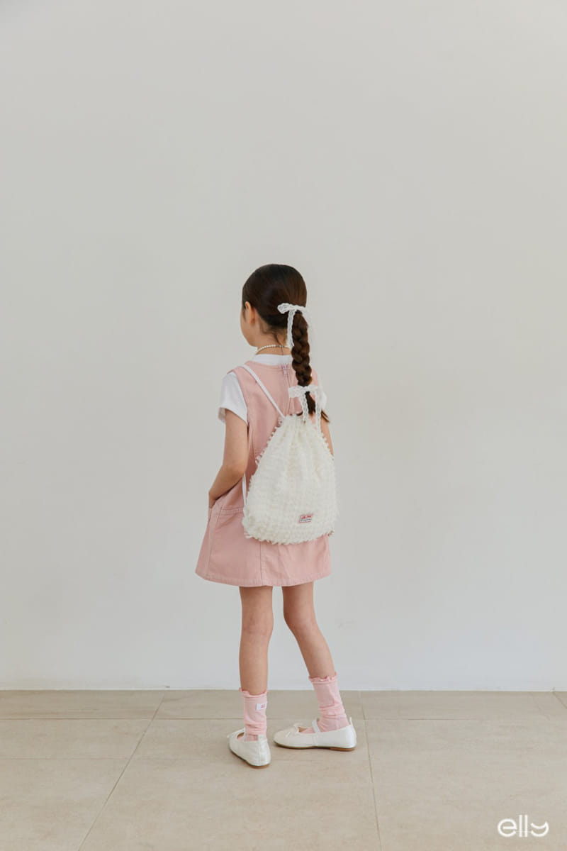Ellymolly - Korean Children Fashion - #kidzfashiontrend - Pocket Ribbon One-Piece - 4